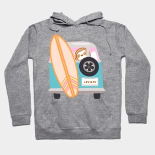 Summer Adventure Begins Sloth Hoodie